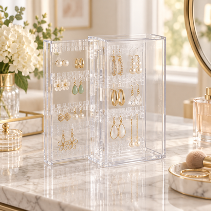 HANDYVARO® Clear Earring Storage Case