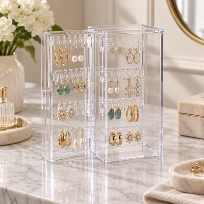 HANDYVARO® Clear Earring Storage Case