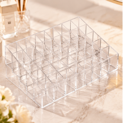 HANDYVARO® Clear Compartment Lipstick Organizer
